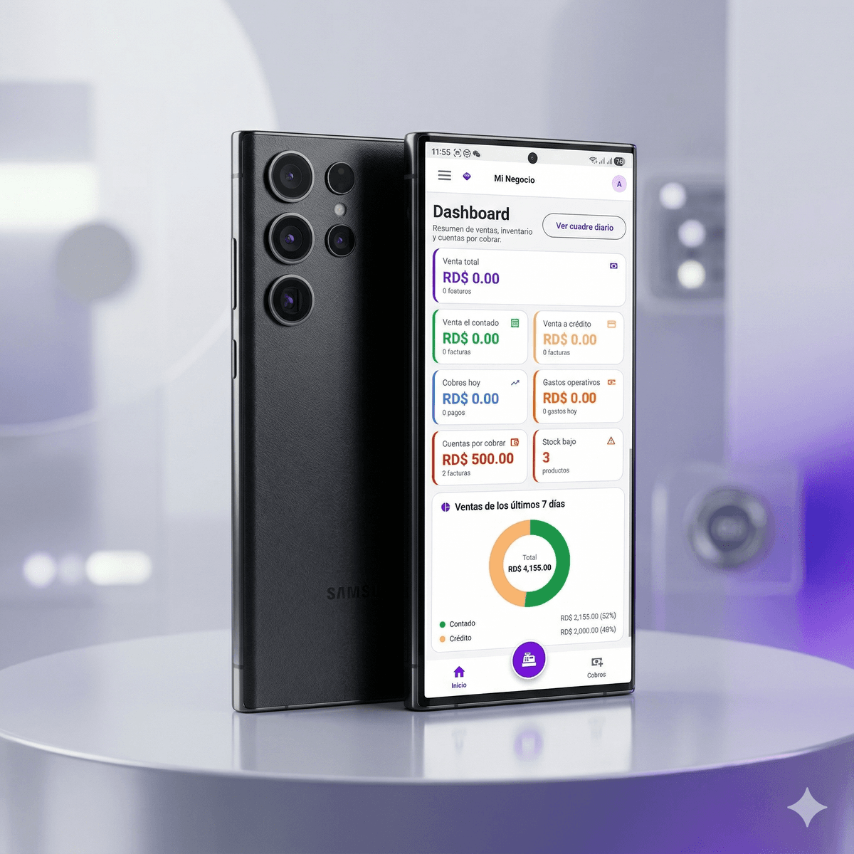 App para ventas, facturación e inventario MOVOPos en Android